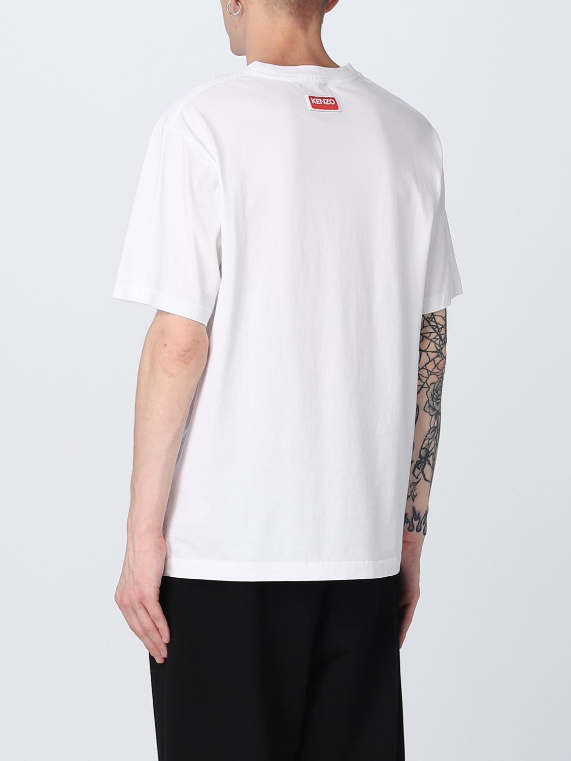 KENZO T-SHIRT: Kenzo Flower cotton t-shirt, White - Img 3