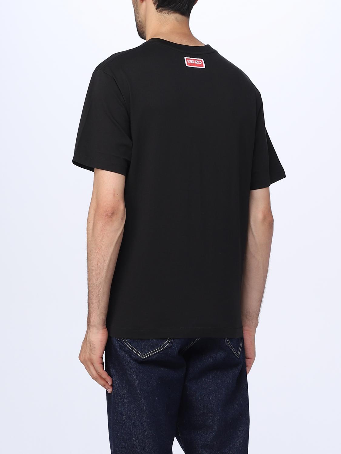 KENZO T-SHIRT: Kenzo Flower cotton t-shirt, Black - Img 3