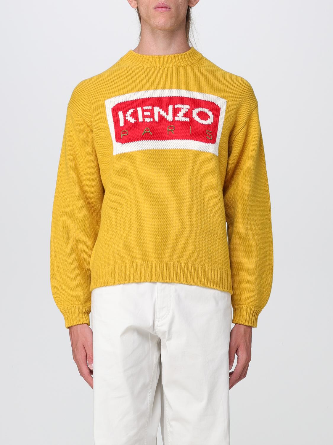 KENZO Maglia in misto lana Giallo Maglia Kenzo FD65PU4263LA online su GIGLIO.COM