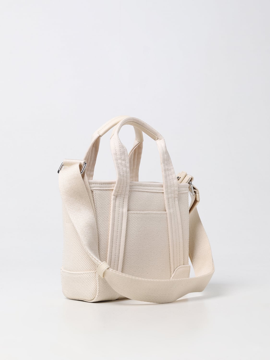 KENZO BORSA MINI: Borsa Kenzo in canvas con charm, Ecru - Img 2