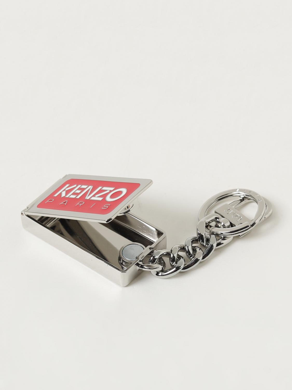 Kenzo metal key ring - Silver | FD65AC042M03 | GIGLIO.COM