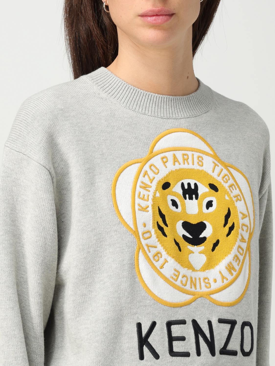 KENZO PULLOVER: Pullover damen Kenzo, Grau - Img 5