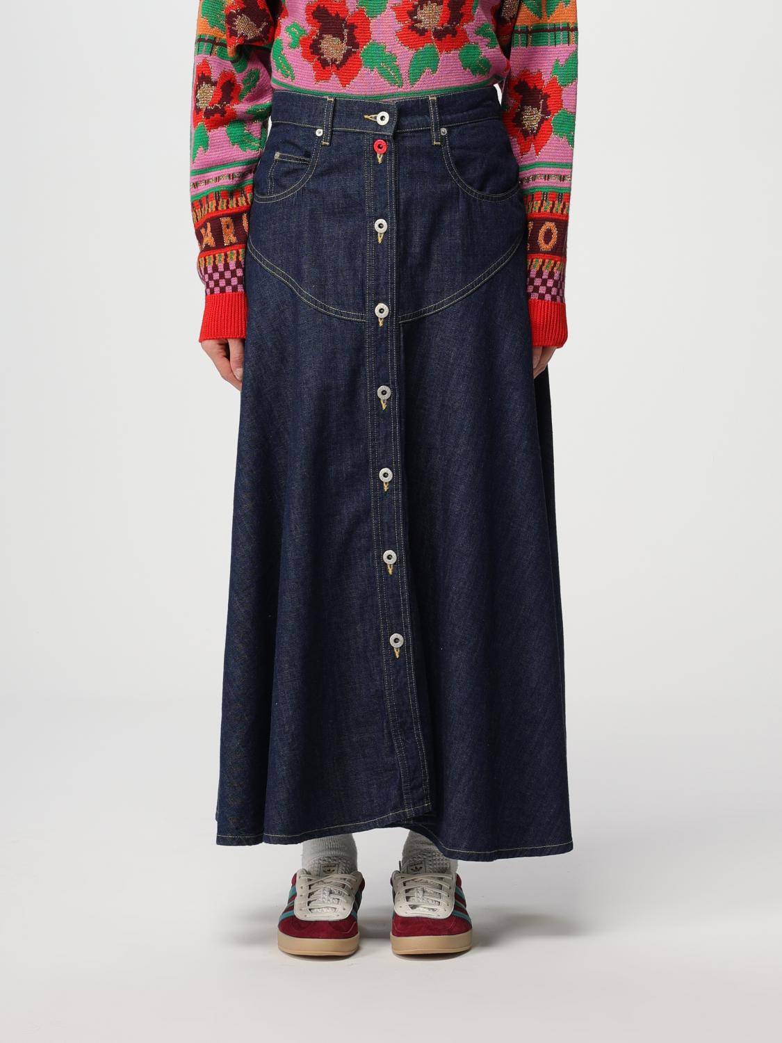 Kenzo denim skirt - Denim | FD62DJ2726E1 | GIGLIO.COM