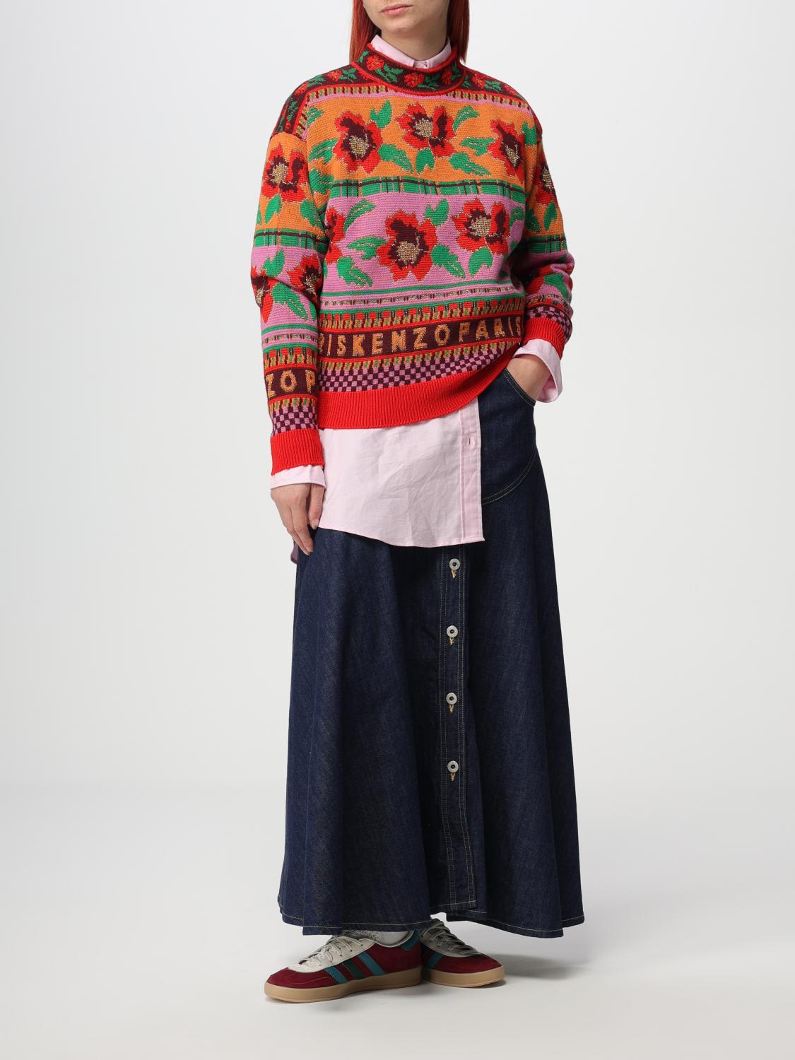 Kenzo denim skirt - Denim | FD62DJ2726E1 | GIGLIO.COM