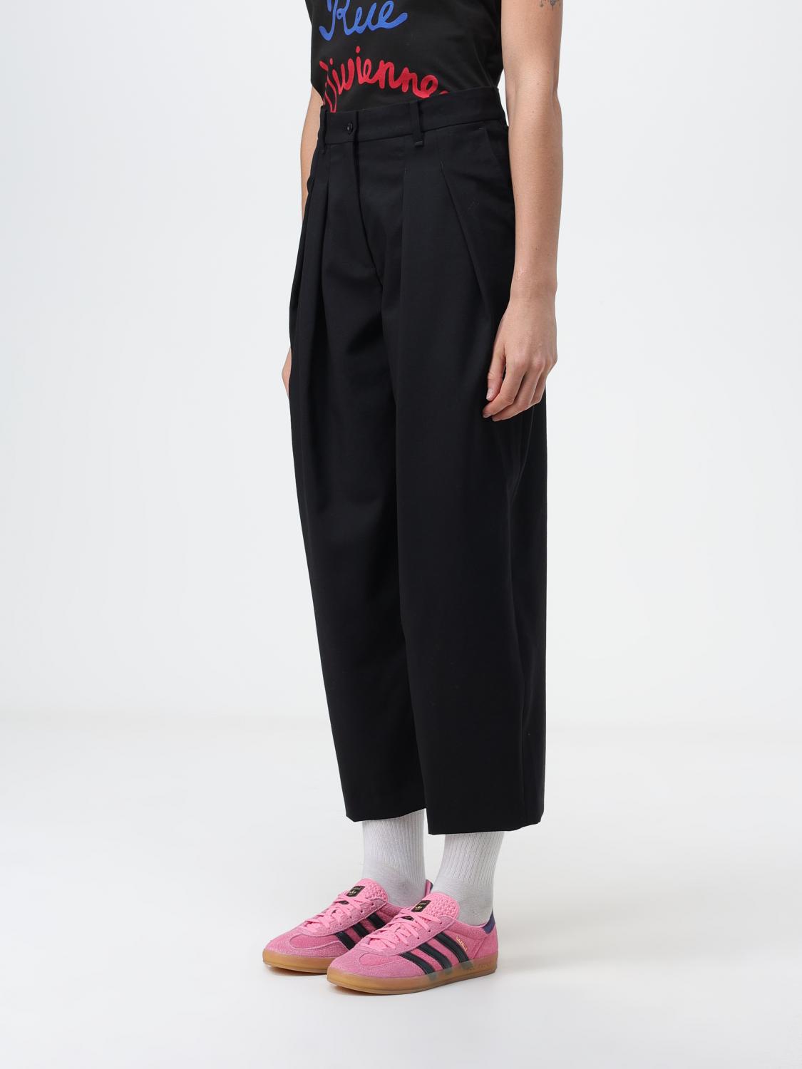 Kenzo ロゴプリント ガウチョパンツ ブラック KENZO Black with White Logo Jogger Style Sweatpants Pants | eBay