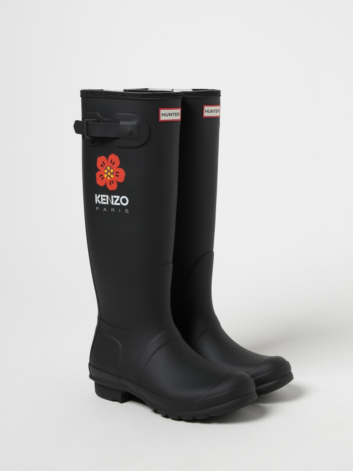 Kenzo x Hunter rubber boots - Black | FD62BT901R91 | GIGLIO.COM