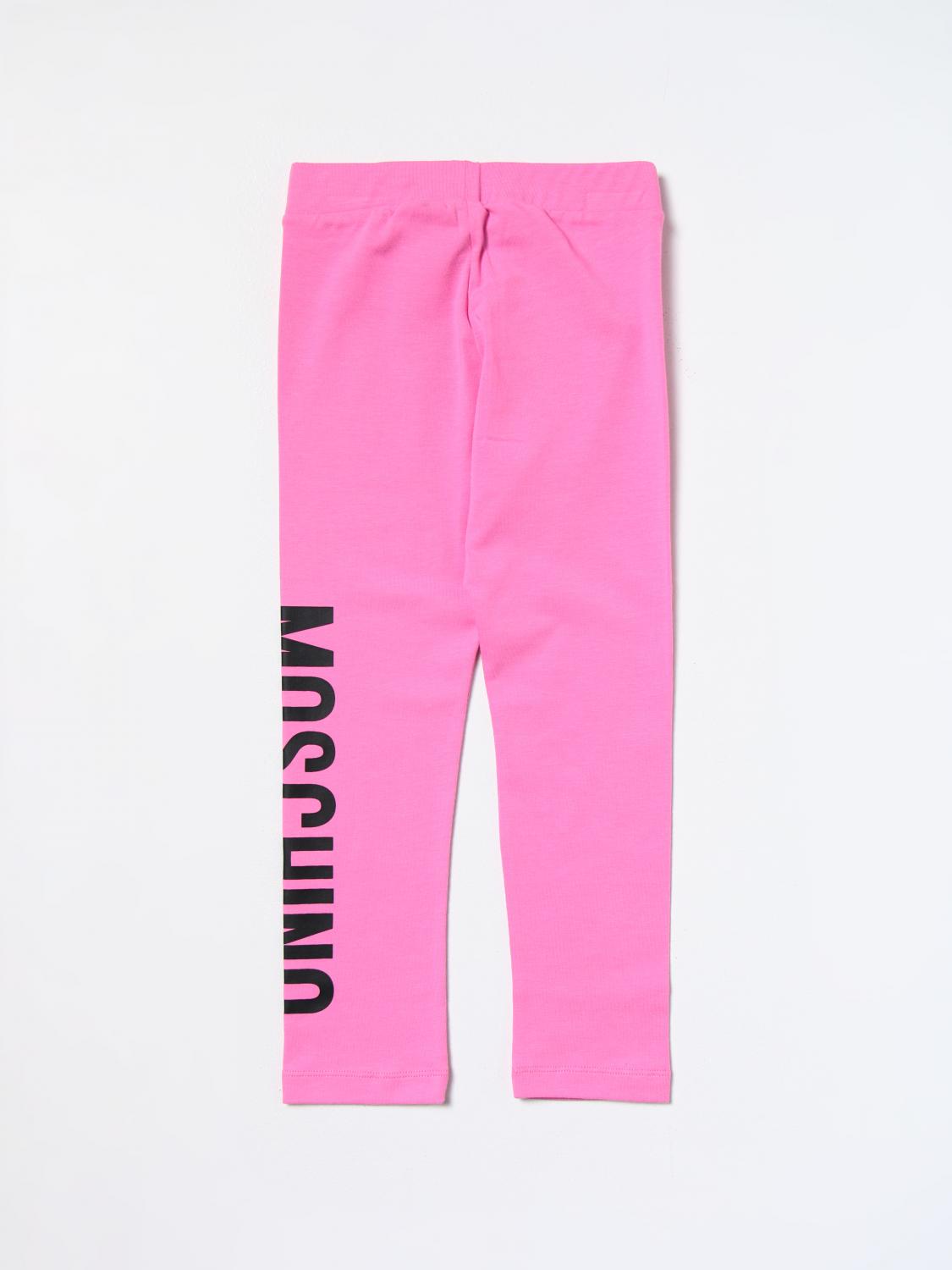 MOSCHINO HOSE: Hose kinder Moschino Kid, Fuchsia - Img 2