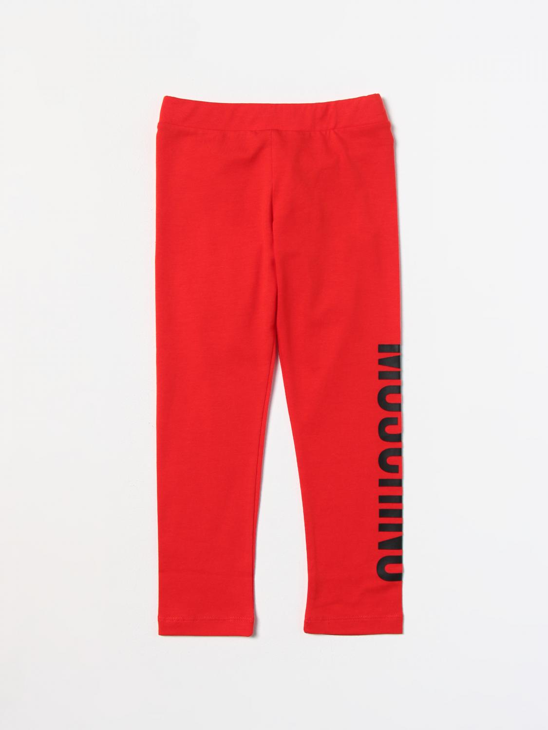 MOSCHINO HOSE: Hose kinder Moschino Kid, Rot - Img 1