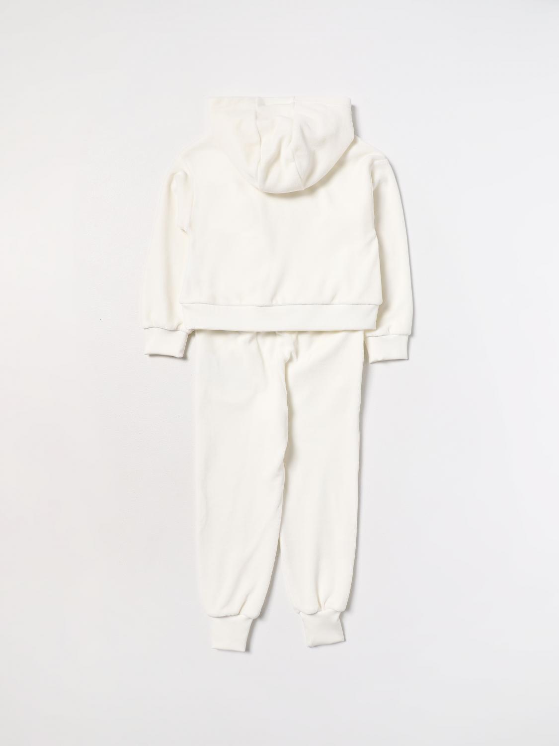 MOSCHINO KOMBINATION: Anzug kinder Moschino Kid, Weiß - Img 2