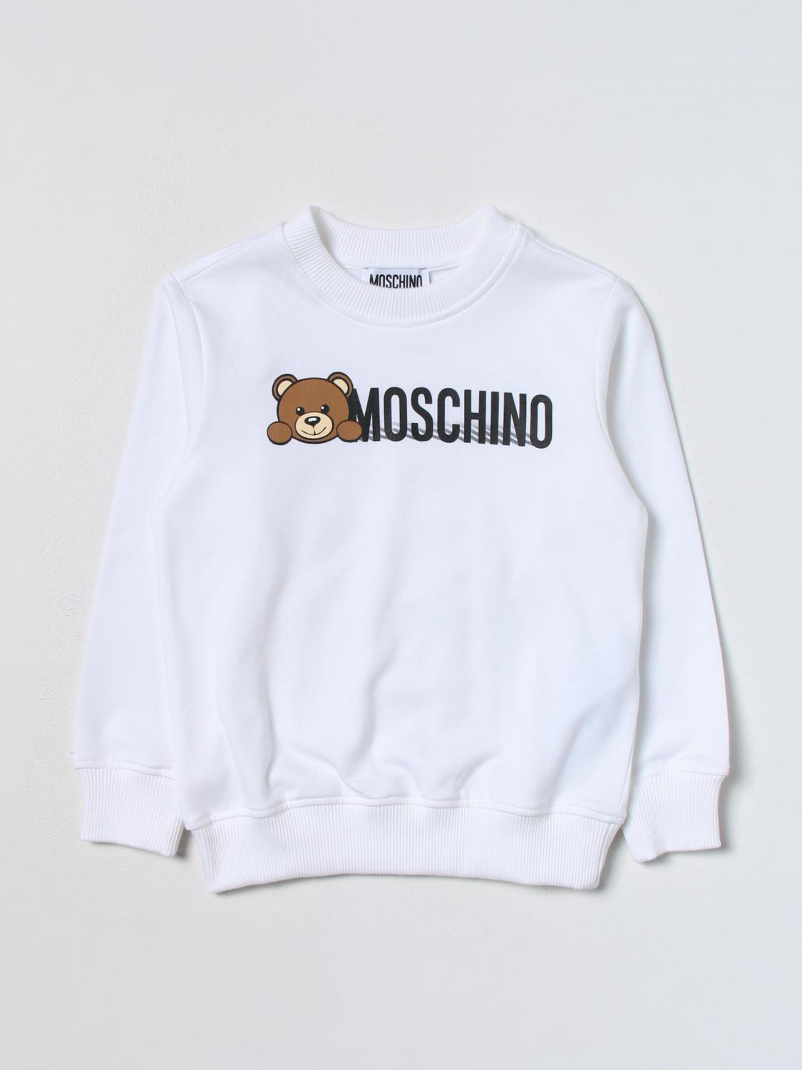 MOSCHINO JERSEY: Jersey niños Moschino Kid, Blanco - Img 1