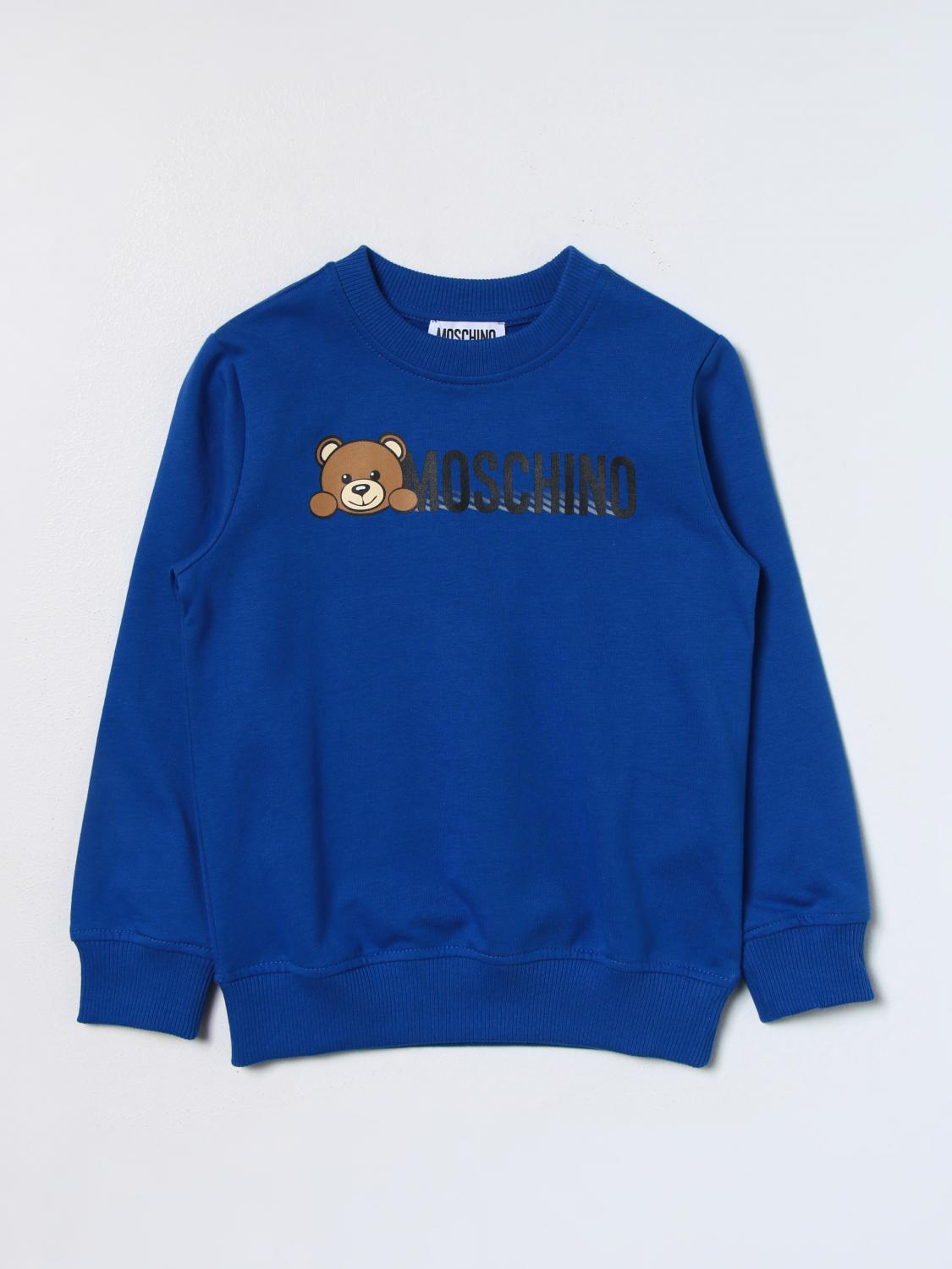 MOSCHINO PULLOVER: Pullover kinder Moschino Kid, Blau - Img 1