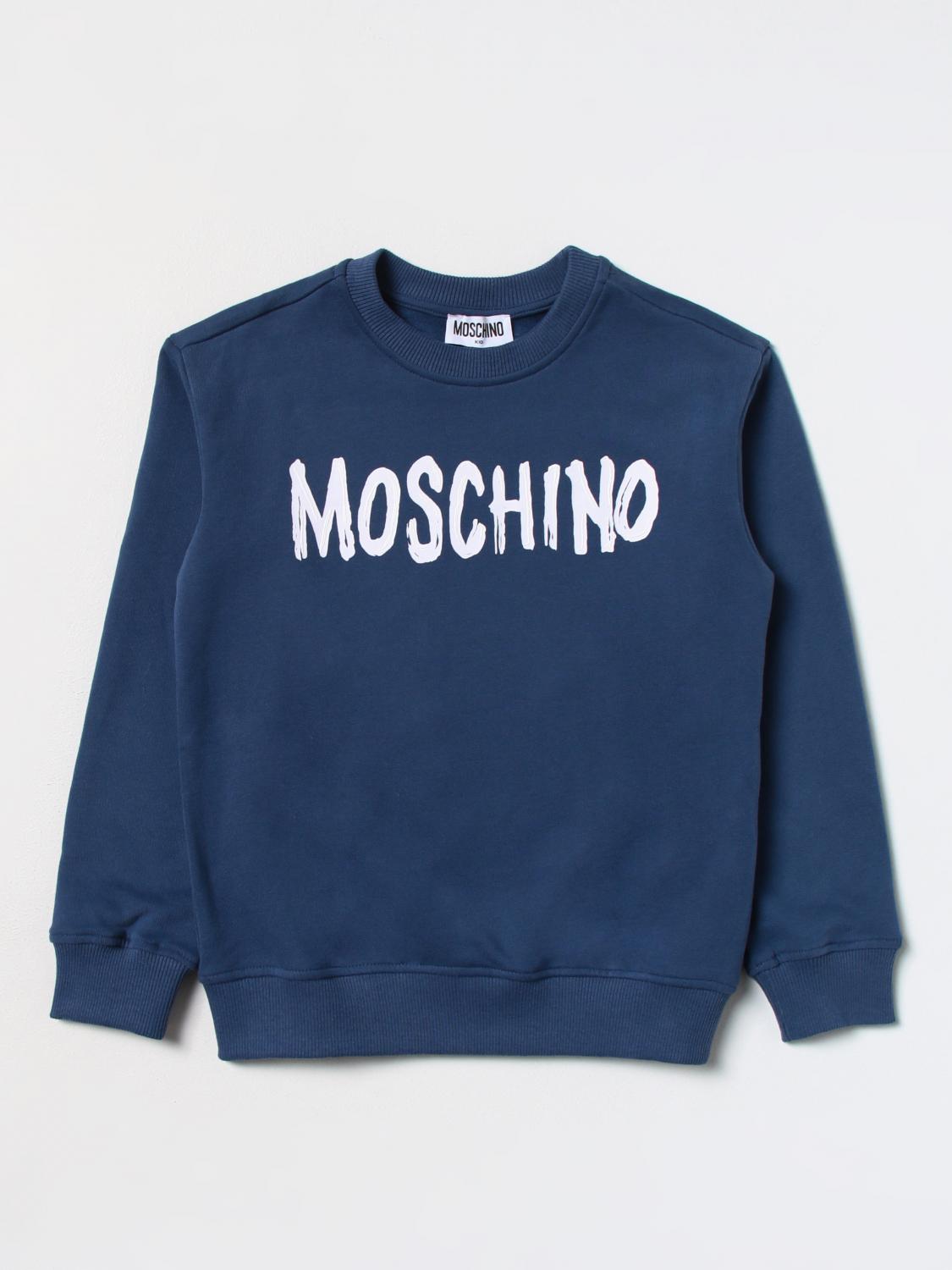MOSCHINO PULLOVER: Pullover kinder Moschino Kid, Blau - Img 1