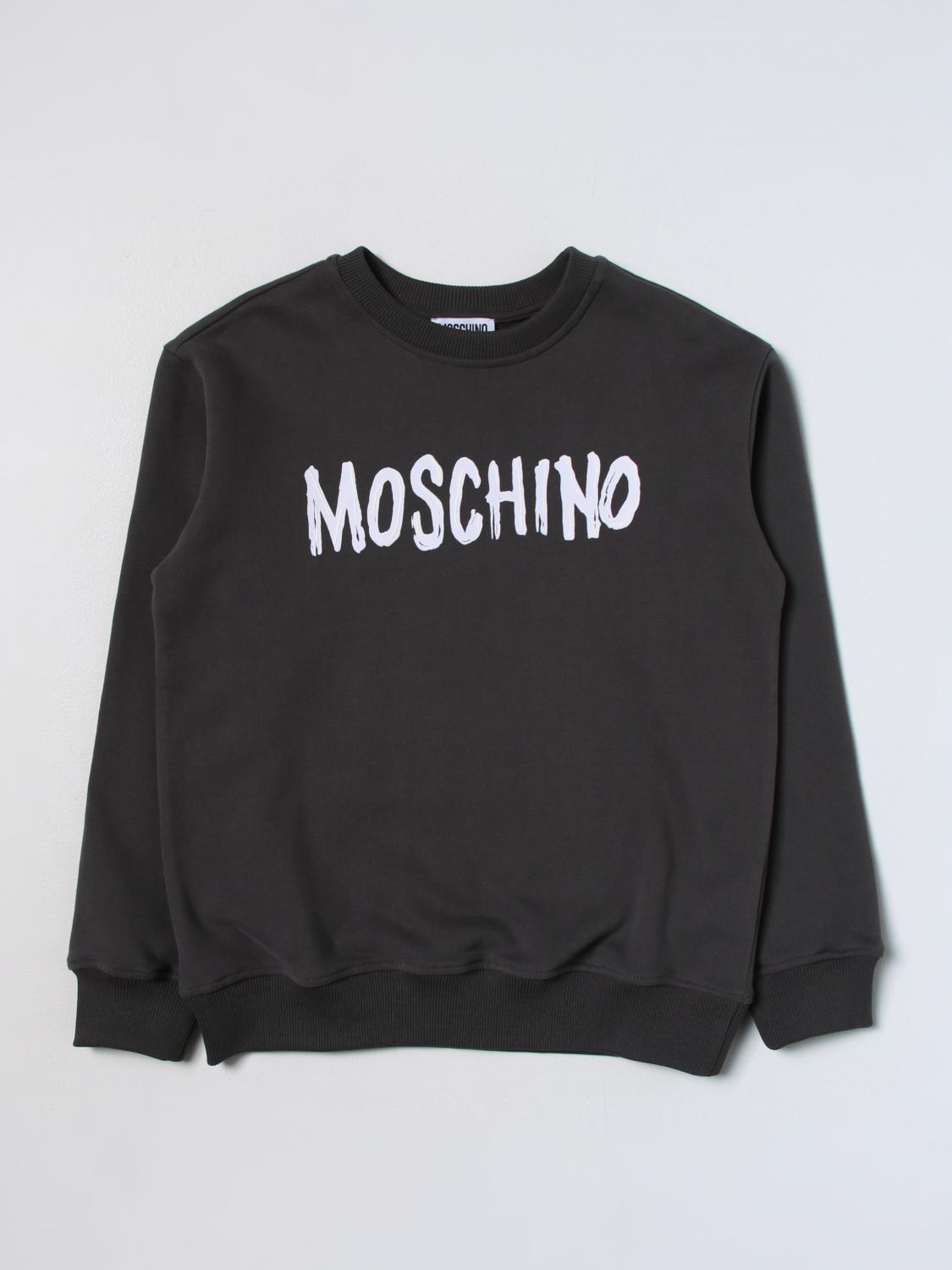 MOSCHINO PULLOVER: Pullover kinder Moschino Kid, Grau - Img 1