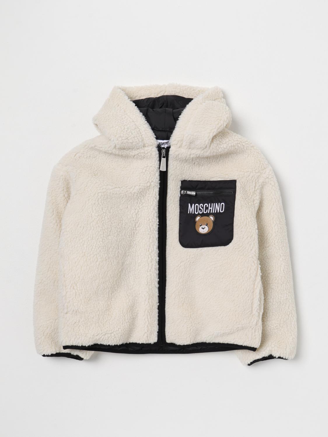 Moschino Jacket kids Kid - Yellow Cream | HUA004LIA18 | GIGLIO.COM