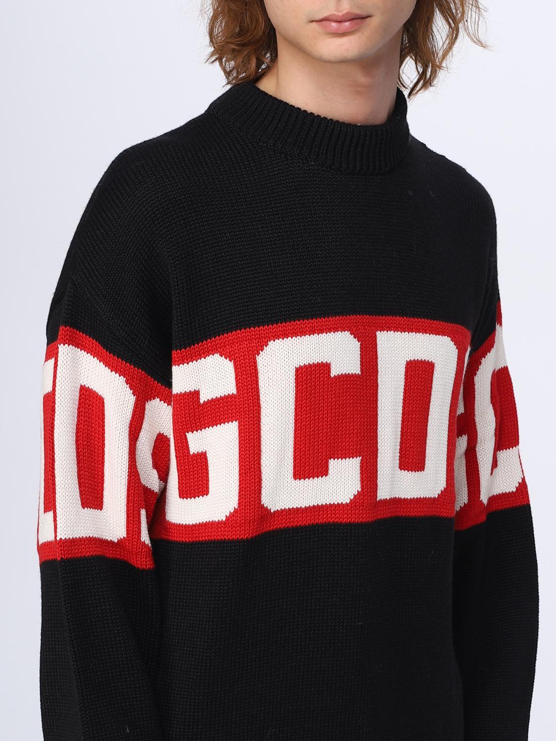 GCDS PULLOVER: Pullover herren GCDS, Schwarz - Img 4