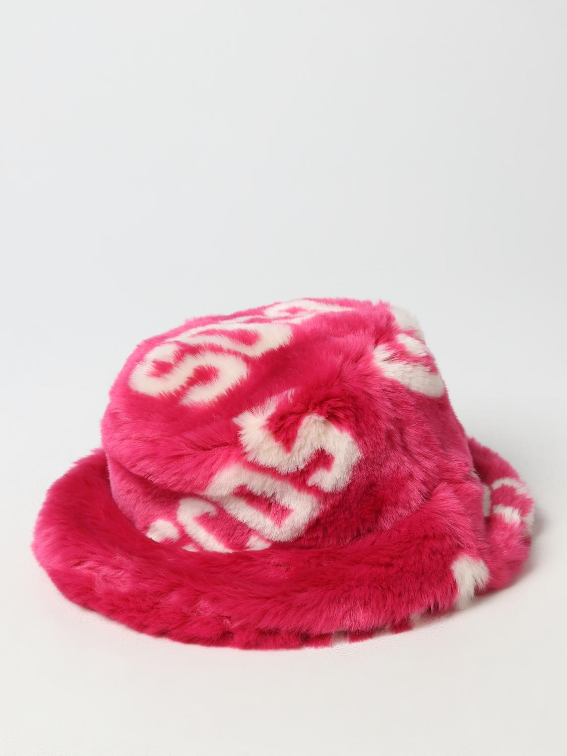 GCDS SOMBRERO: Sombrero mujer GCDS, Fucsia - Img 2