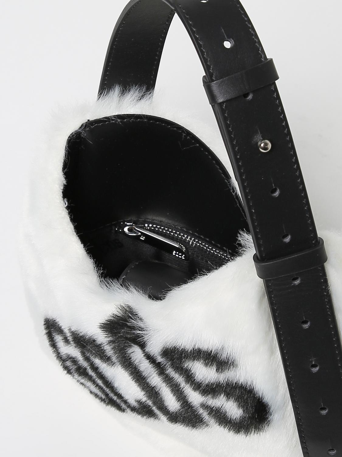 GCDS SHOULDER BAG: Shoulder bag woman GCDS, White - Img 3