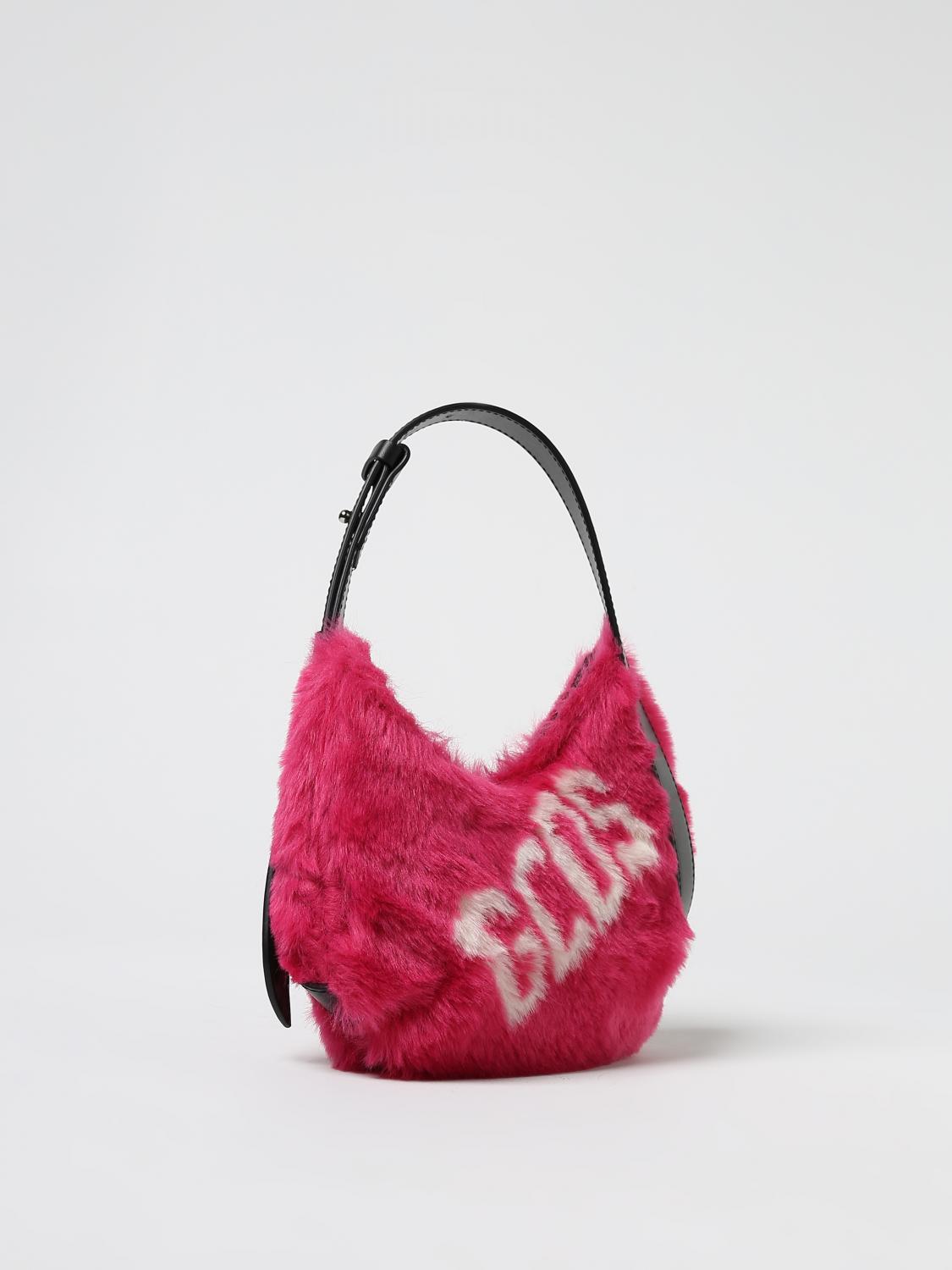 GCDS SHOULDER BAG: Shoulder bag woman GCDS, Fuchsia - Img 2