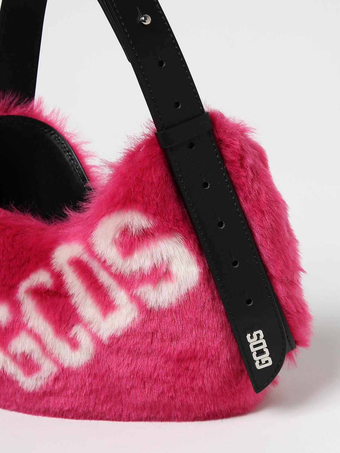 GCDS SHOULDER BAG: Shoulder bag woman GCDS, Fuchsia - Img 3