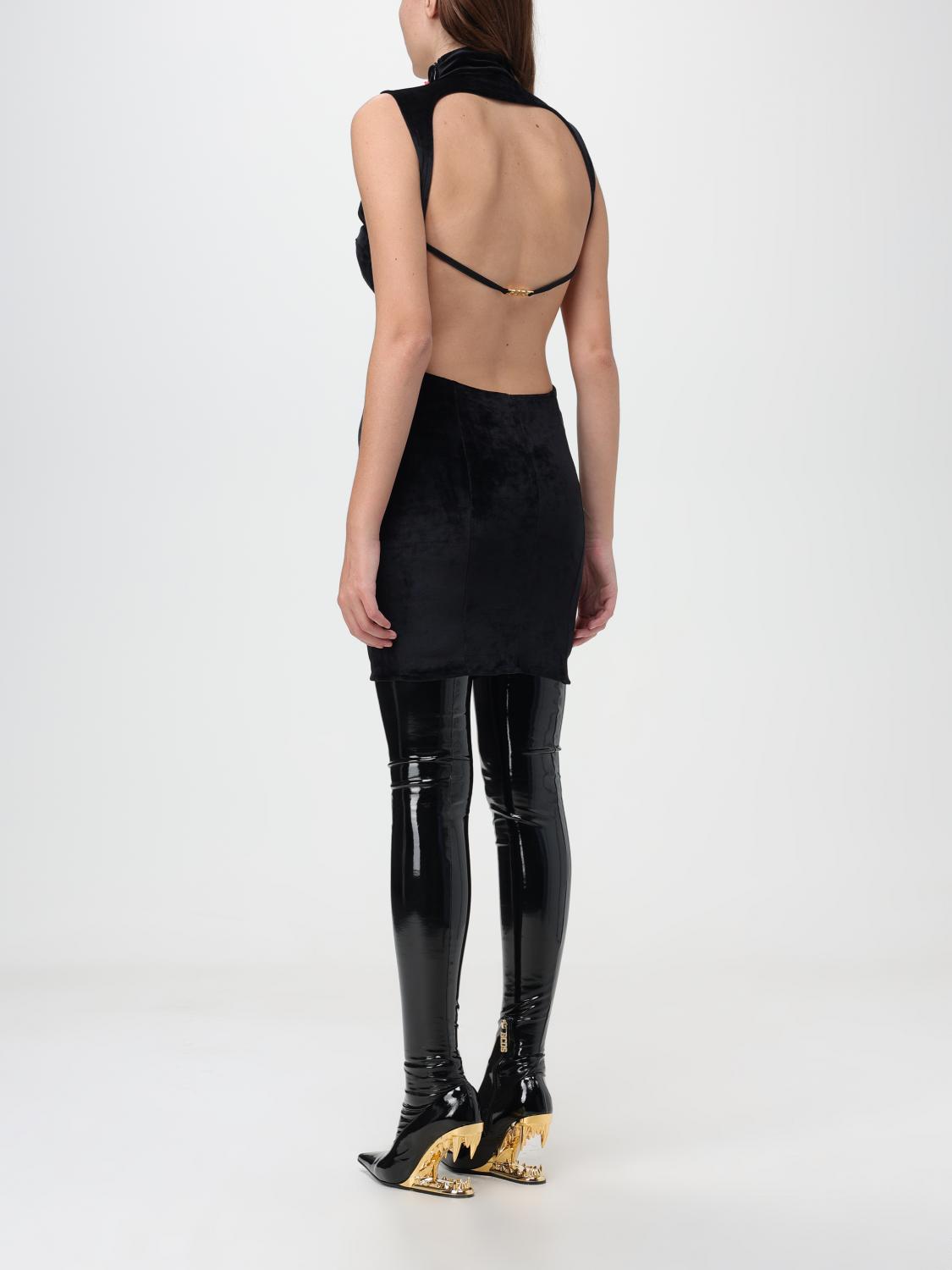 GCDS KLEID: Kleid damen GCDS, Schwarz - Img 2