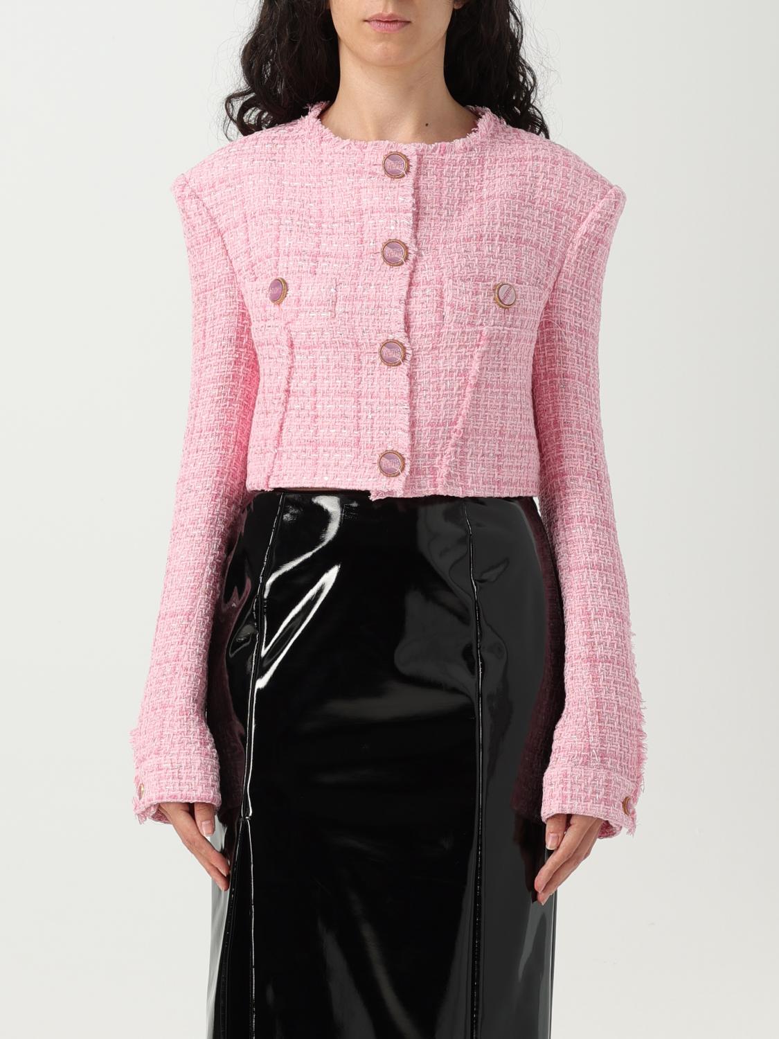 アウターその他 GCDS Woman Blazer Pink FW23W190533 06 GCDSアウトレット：ブレザー レディース - ピンク | GIGLIO.COM