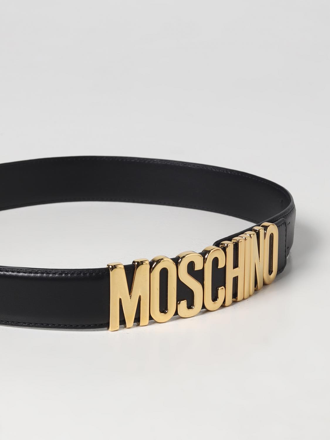Moschino Couture leather belt - Black | 80358008 | GIGLIO.COM display picture 3