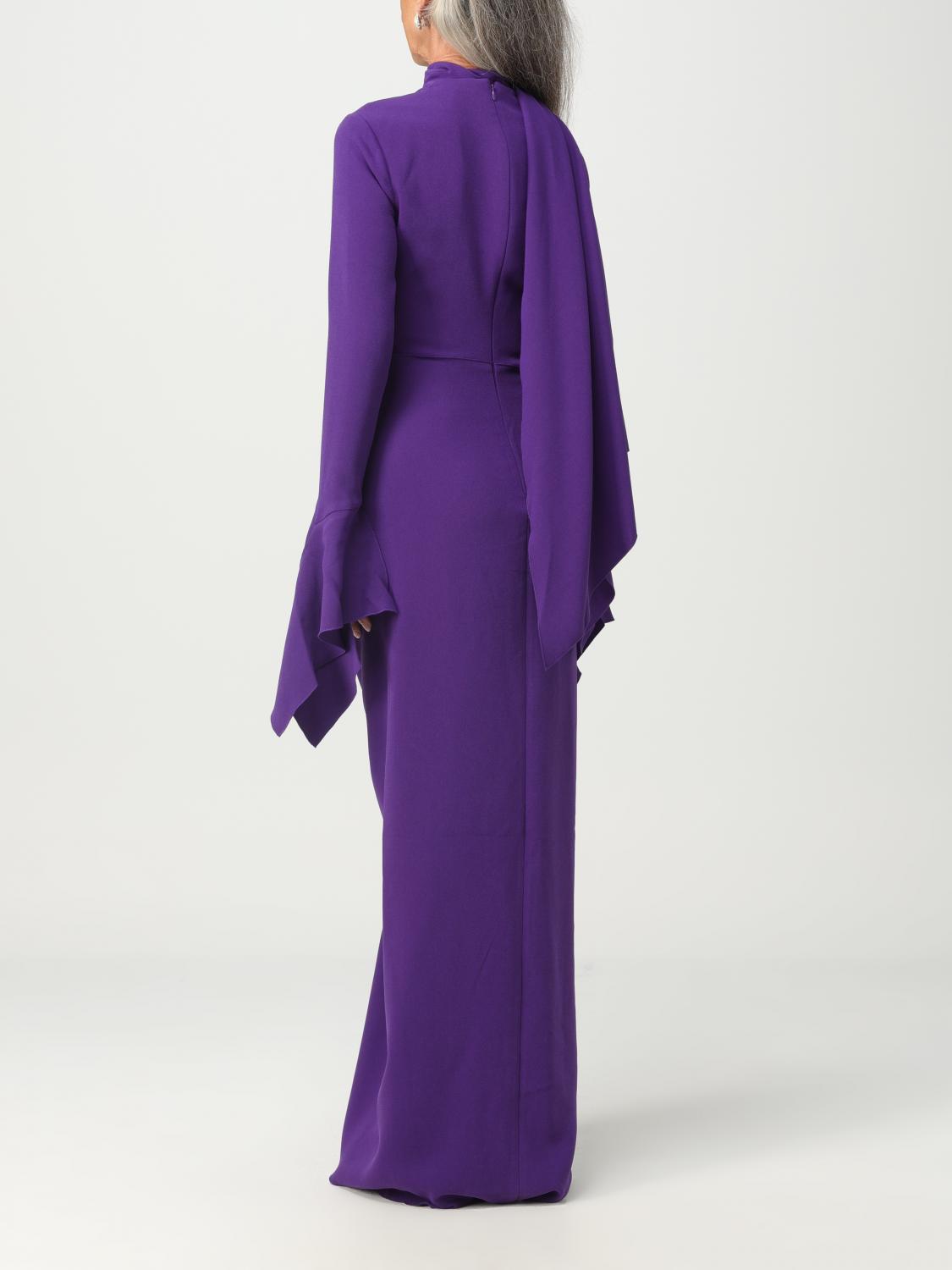 ワンピース SOLACE LONDON Woman Dress Violet OS36035 AMETHYST SOLACE LONDON Woman Dress Violet OS36035 AMETHYST (SOLACE