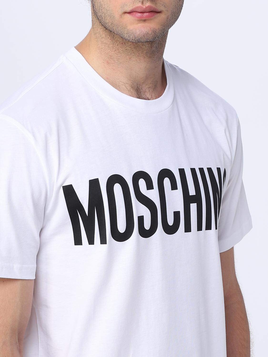 Tシャツ・カットソー MOSCHINO COUTURE Men T-shirt White 07037041 1001 Moschino Couture! Logo T-shirt | White | FARFETCH