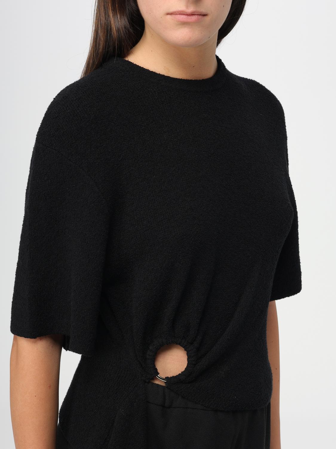 NANUSHKA TOP: Top e bluse donna Nanushka, Nero - Img 4