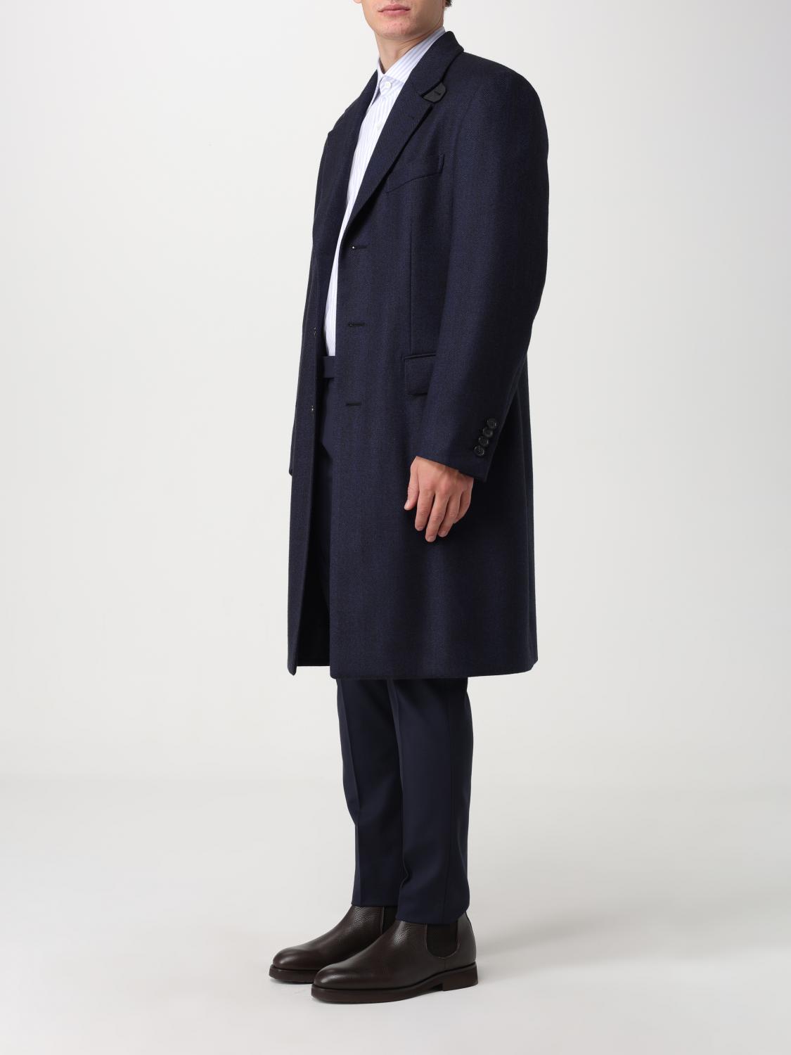 Brioni Coat men - Blue | RO2M0LOAA81 | GIGLIO.COM