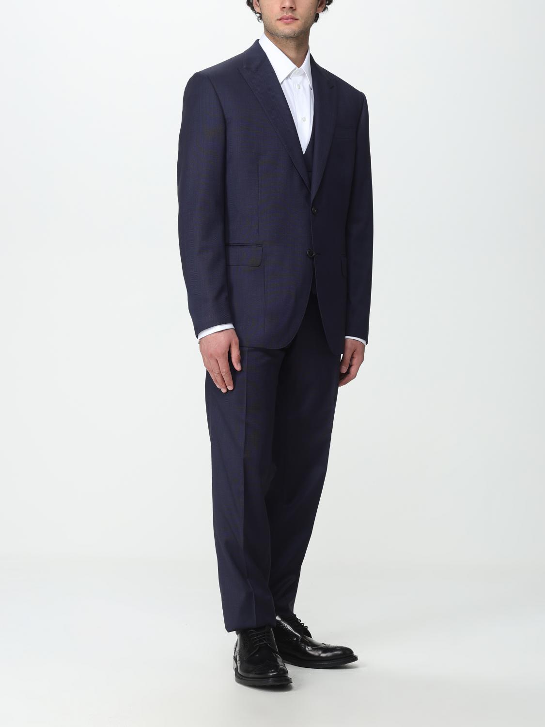 BRIONI 西服套装: 西服套装 男士 Brioni, 蓝色 - Img 2