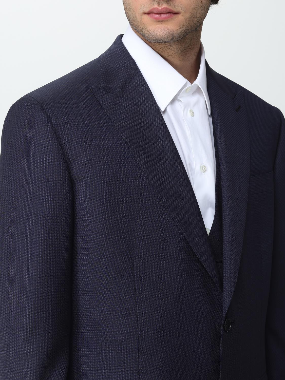 BRIONI 西服套装: 西服套装 男士 Brioni, 蓝色 - Img 5