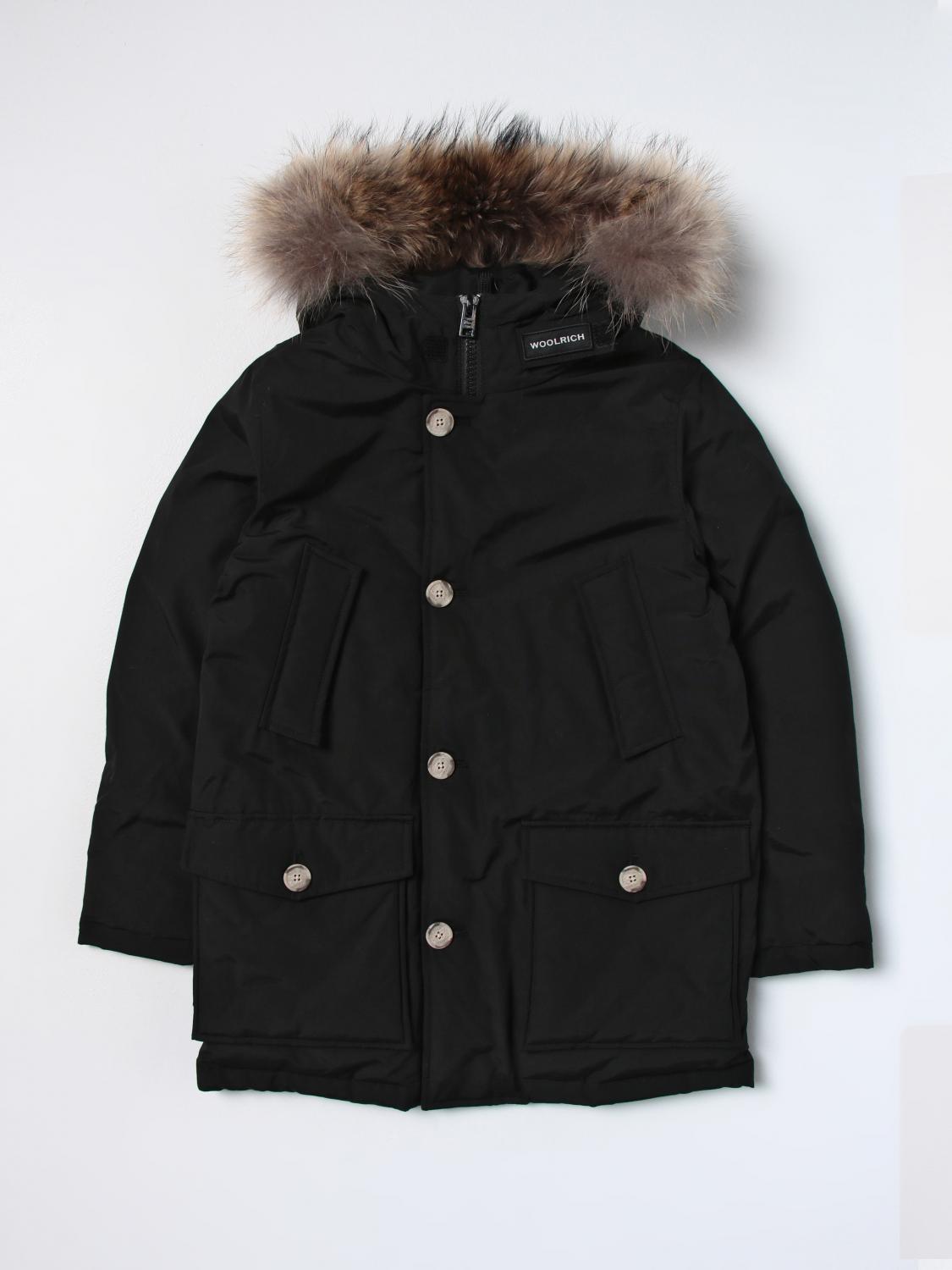 WOOLRICH JACKET: Jacket kids Woolrich, Black - Img 1