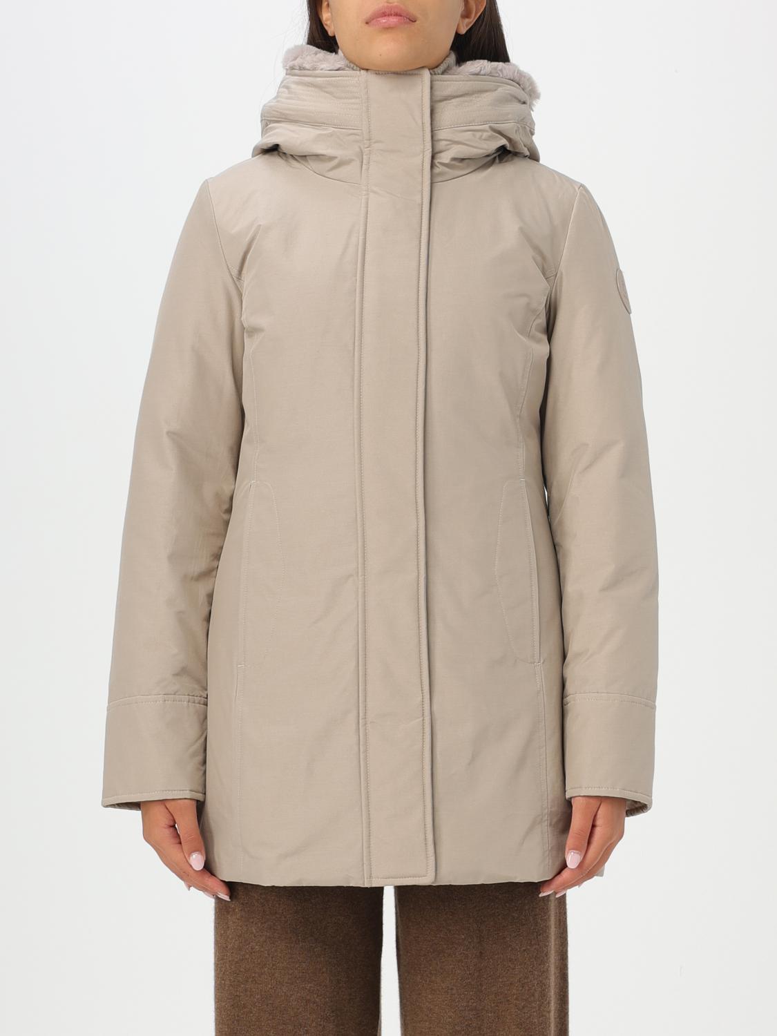 WOOLRICH COAT: Jacket woman Woolrich, Beige - Img 1