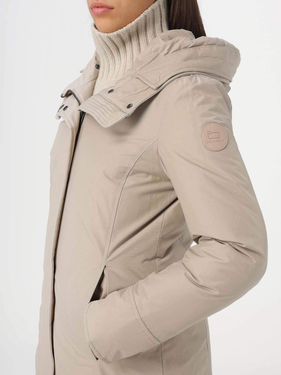 WOOLRICH COAT: Jacket woman Woolrich, Beige - Img 4