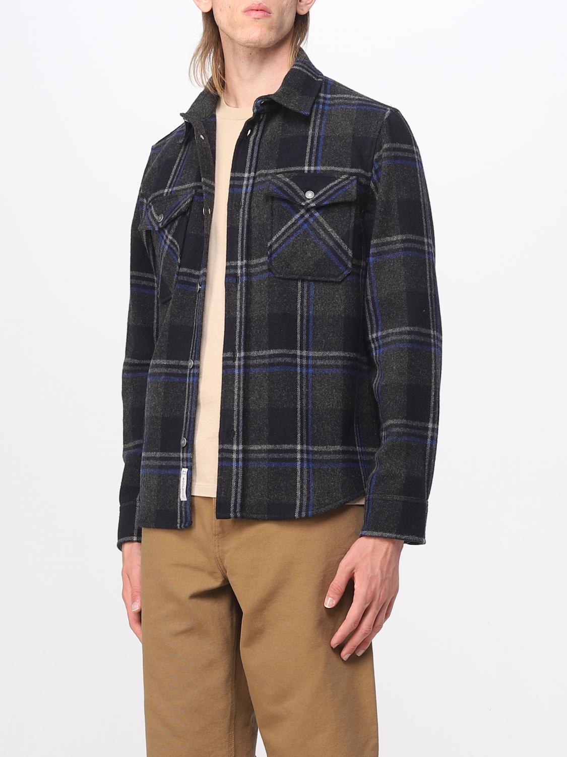 WOOLRICH CAMISA: Camisa hombre Woolrich, Gris - Img 3