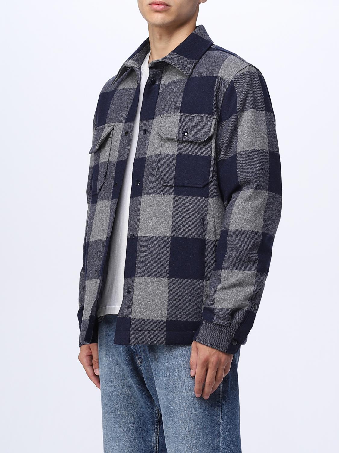 WOOLRICH シャツ: シャツ メンズ Woolrich, ブルー - Img 3
