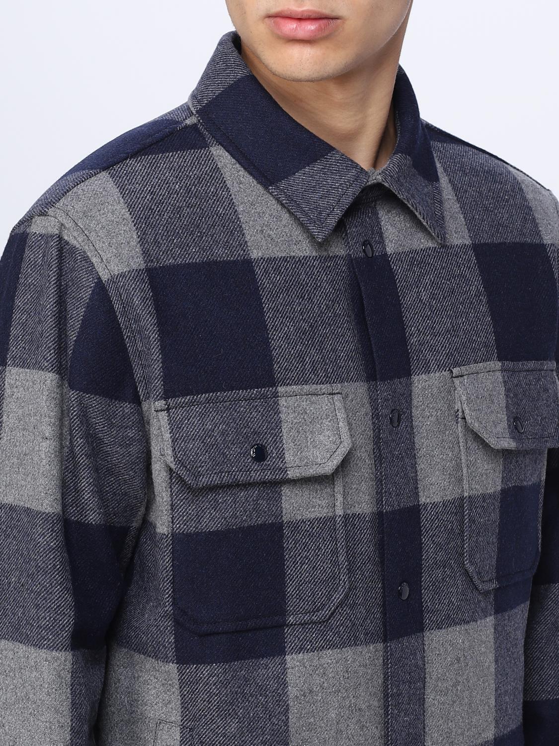WOOLRICH シャツ: シャツ メンズ Woolrich, ブルー - Img 4