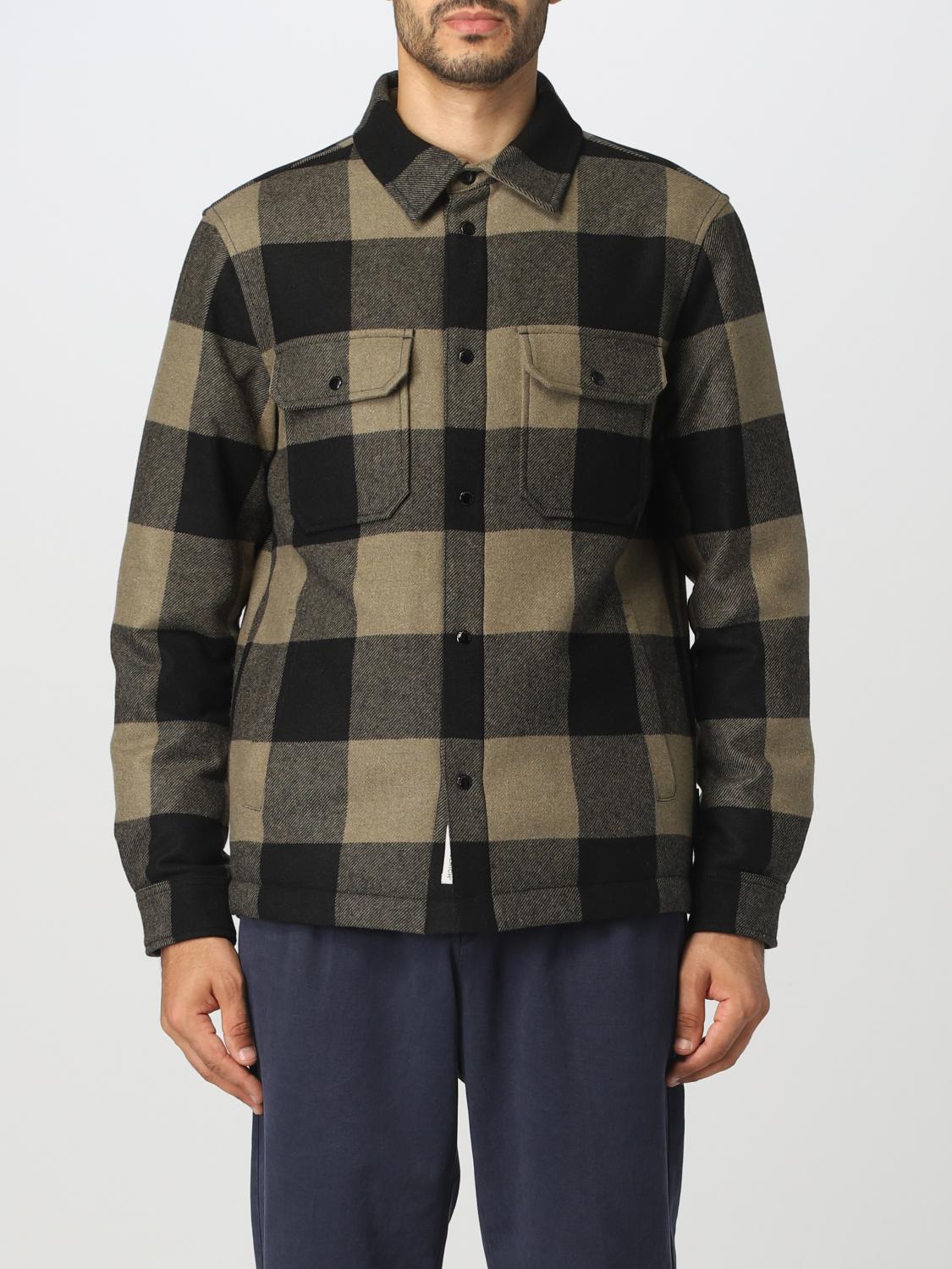WOOLRICH CAMICIA: Camicia Alaskan Woolrich in misto lana imbottita, Verde - Img 1