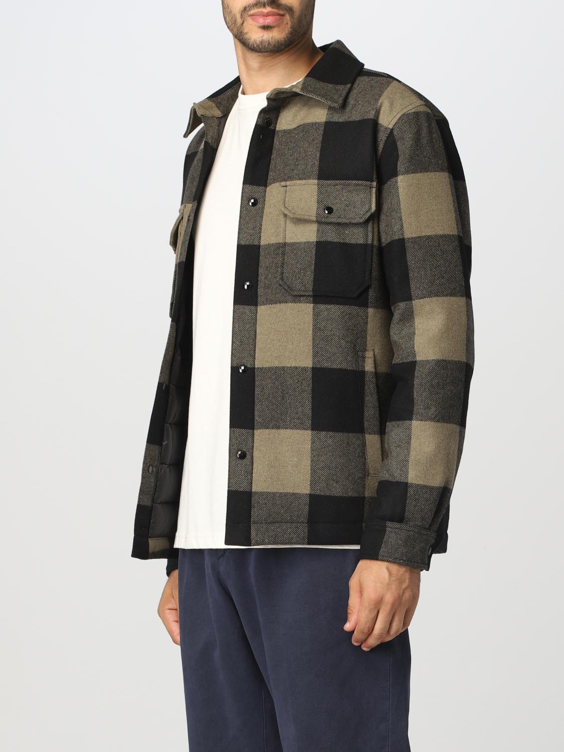 WOOLRICH CAMICIA: Camicia Alaskan Woolrich in misto lana imbottita, Verde - Img 3