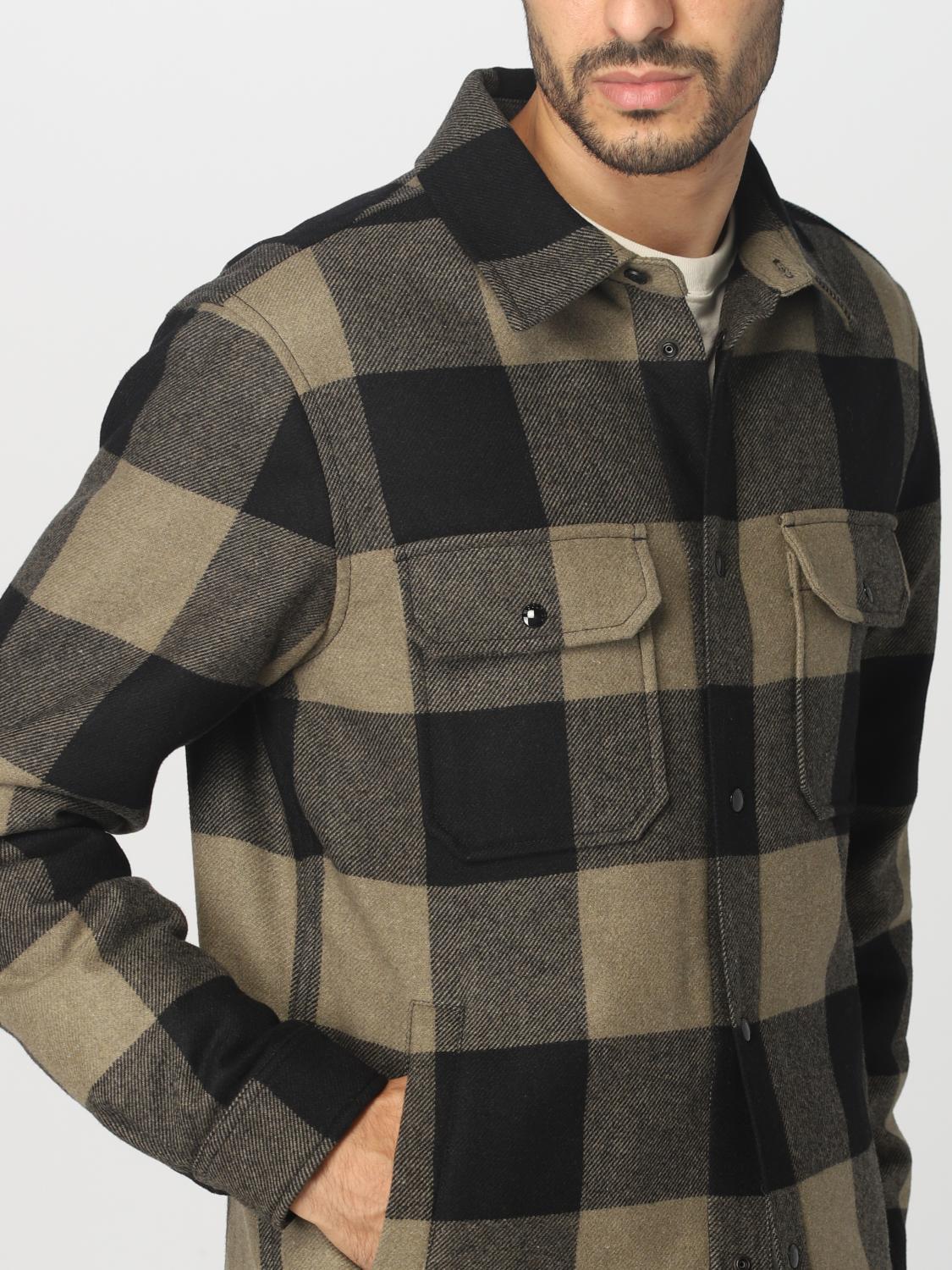 WOOLRICH CAMICIA: Camicia Alaskan Woolrich in misto lana imbottita, Verde - Img 4