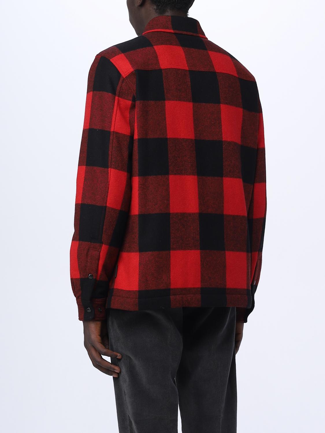 WOOLRICH CAMICIA: Camicia Alaskan Woolrich in misto lana imbottita, Rosso - Img 2