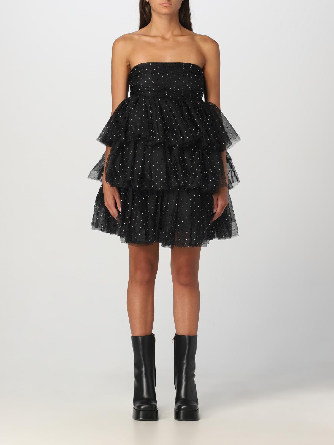 ROTATE DRESS: Dress woman Rotate, Black - Img 1