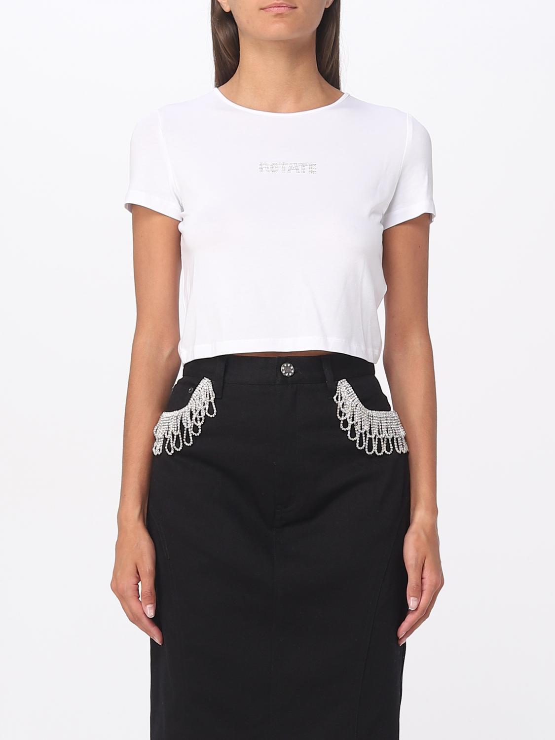 ROTATE T-SHIRTS: T-shirt Rotate in cotone, Bianco - Img 1