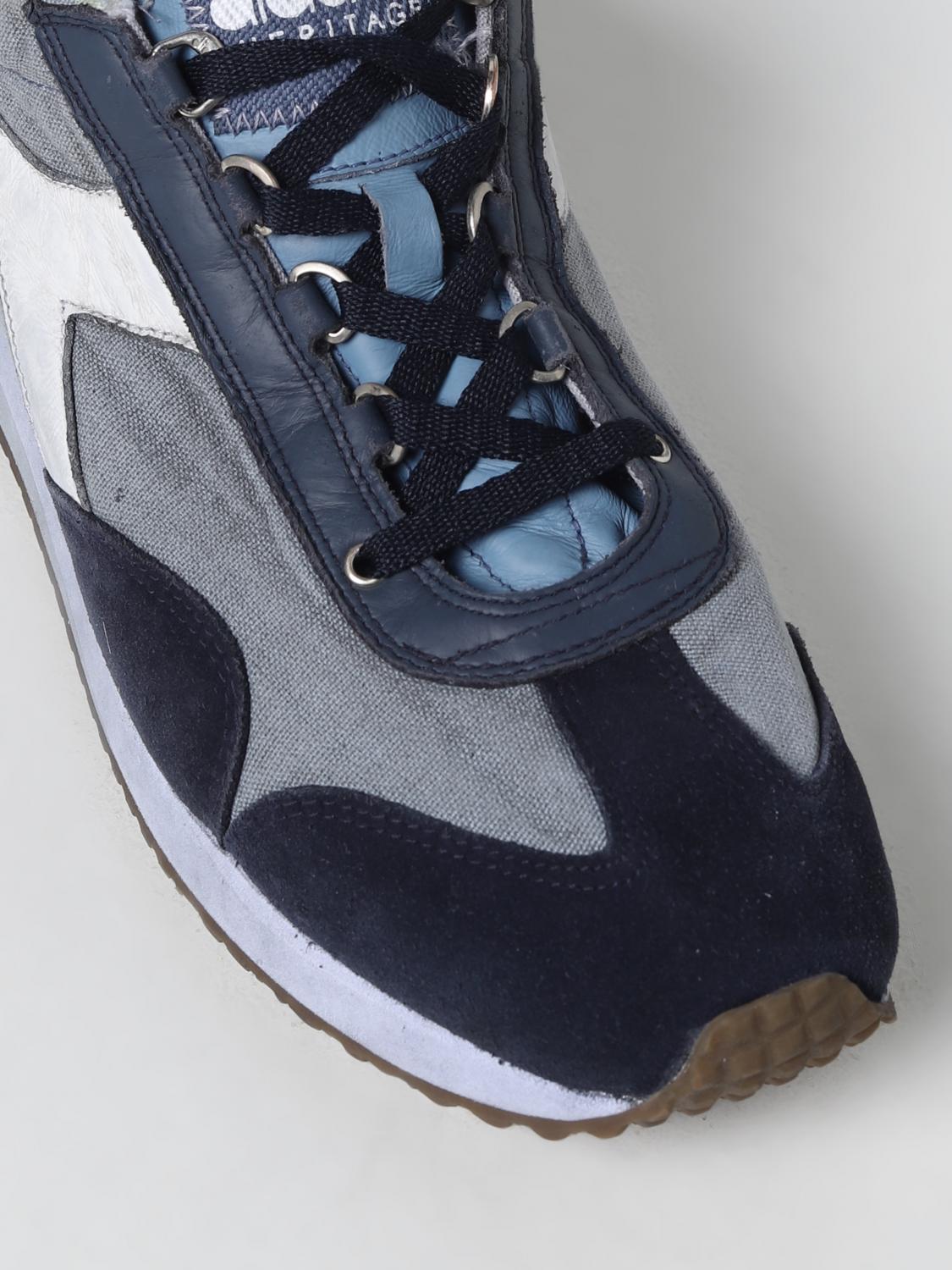 DIADORA HERITAGE SNEAKERS: Sneakers men Diadora Heritage, Blue - Img 4