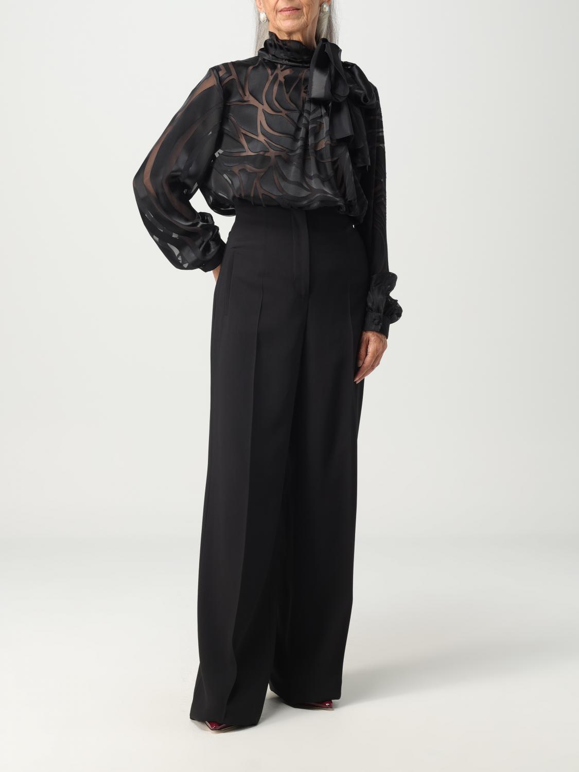 パンツ A FERRETTI Woman Pants Black 03146639 0555 ALBERTA FERRETTI | Black Women's Casual Pants | YOOX