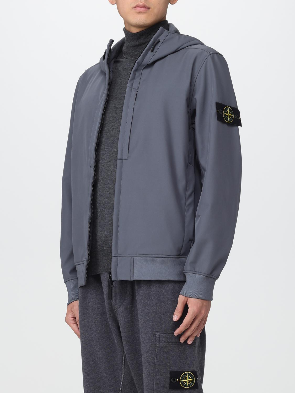 STONE ISLAND ジャケット: ジャケット メンズ Stone Island, グレー - Img 4