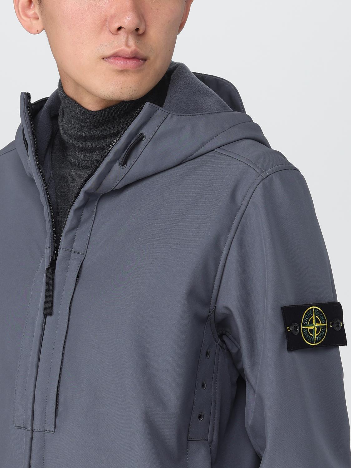 STONE ISLAND ジャケット: ジャケット メンズ Stone Island, グレー - Img 5