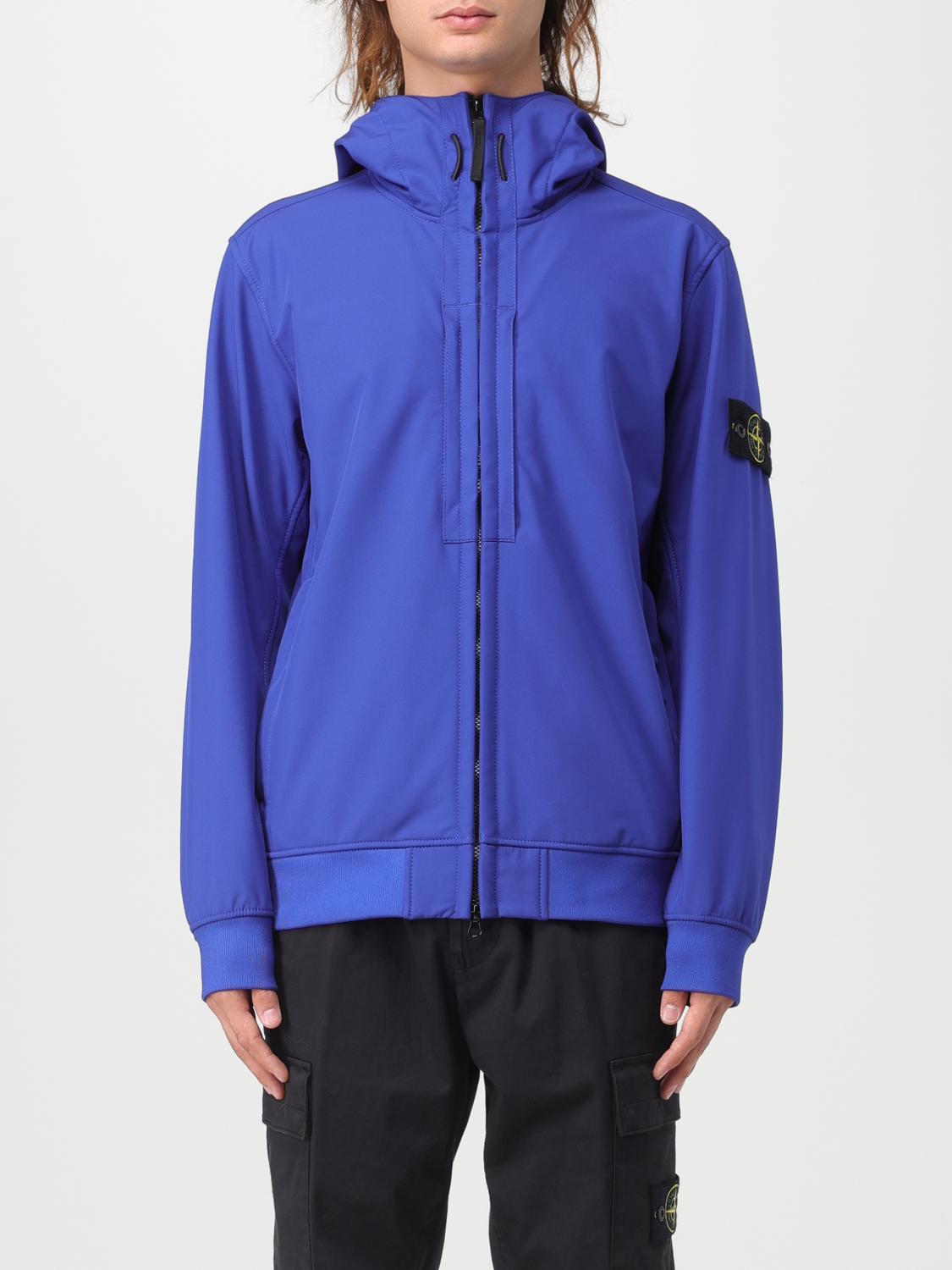 STONE ISLAND 재킷: 재킷 남성 Stone Island, 네이비 - Img 1