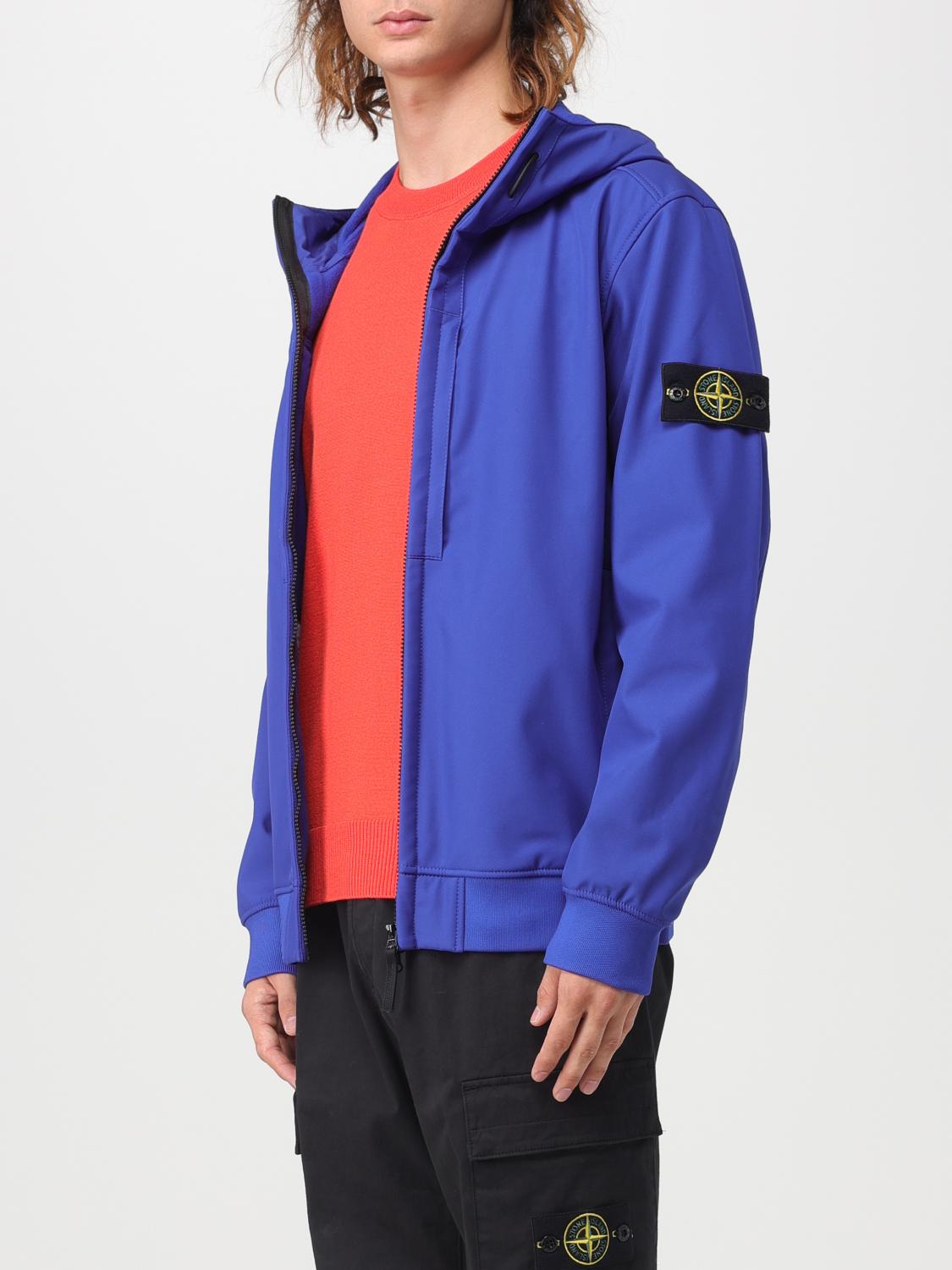 STONE ISLAND 재킷: 재킷 남성 Stone Island, 네이비 - Img 4